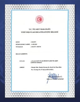 Yurtdışı Fuar Düzenleme Yetki Belgesi